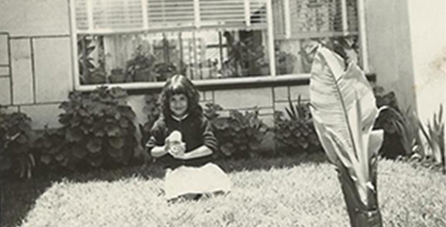 Veroniquita with Rabbit, Bogota 1953_500